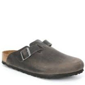 Birkenstock Boston Clog - Iron Leather